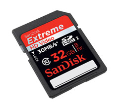 SanDisk Extreme SDHC/SDXC UHS-I Memory Card Product Shot