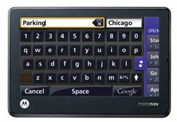 Motorola  MOTONAV&trade;  TN555
