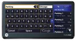 Motorola MOTONAV™ TN765t