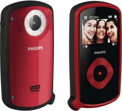 Philips Qvida Camcorder Full HD 1080p 3 m Waterproof Product Shot