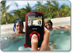 Philips Qvida Camcorder Full HD 1080p 3 m Waterproof Product Shot