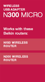 Belkin N300 Micro USB Adapter Compatibility