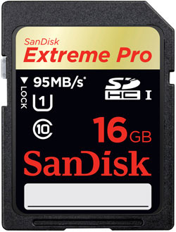 SanDisk Extreme Pro SDHC/SDXC UHS-I Memory Card Product Shot