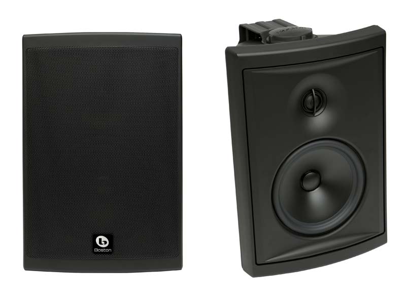 Boston Acoustics Voyager 60 Black Outdoor Speakers Electronics