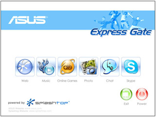 Access Internet in 10 Seconds with ASUS Express Gate