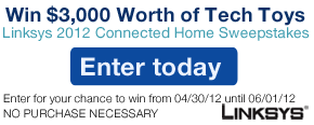 Linksys Connected Home Sweepstakes