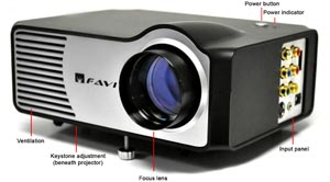 FAVI Entertainment RIOHD-LED-2 Mini Projector