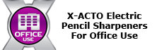 X-ACTO Electric Pencil Sharpeners for Office Use