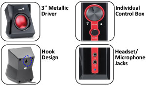 Genius SW-G2.1 Speaker System