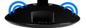 Built-in speakers with quality SRS premium sound