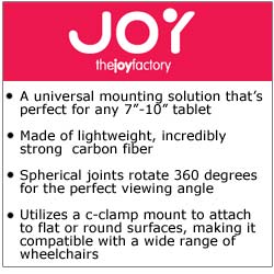 The Joy Factory Unite Wheelchair Mount