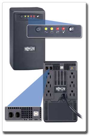 SMART550USB Tel/DSL Surge Suppression, USB Port and LEDs