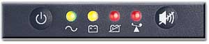 LED Status Display and Audible Alarm