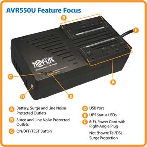 AVR550U Feature Focus