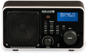 Front view of the Grace Digital Innovator II GDI-IR2000 Internet Radio