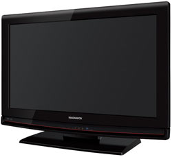 Angled front view of the Magnavox 26MD350B 26-Inch 720p LCD HDTV