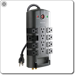 Belkin 6-Outlet Pivot-Plug Wall Mount Surge Protector