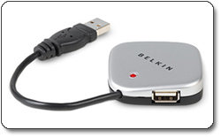 Belkin USB 2.0 4-Port Ultra-Mini Hub F5U407
