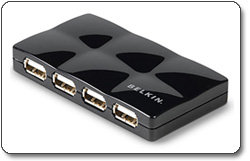 Belkin Hi-Speed USB 2.0 7-Port Mobile Hub F5U701-BLK