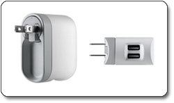 Belkin Dual Charger with USB and Swivel-Plug AC Charger for iPod