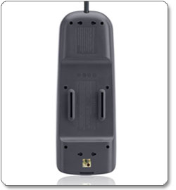 Eight-Outlet AV Surge Protector with 6-Foot Power Cord and Telephone and Cable/Satellite Protection
