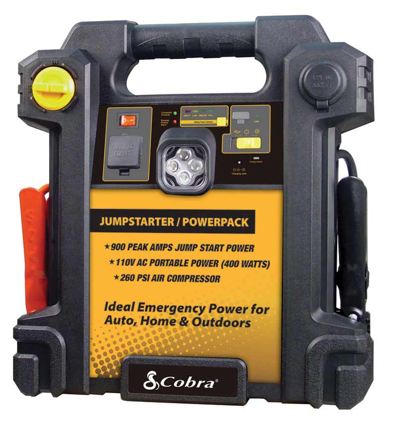Cobra CJIC 350 500 Amp Portable JumpStart/Air Compressor