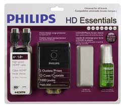 Philips HD Essentials Kit (Cable, Surge, Cleaning) Product Shot