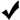 checkmark
