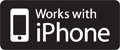 Works with iPhone