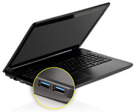 GIGABYTE Notebook Q2532N-USB 3.0 Interface