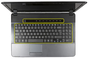 GIGABYTE Notebook Q2532N-Keyboard