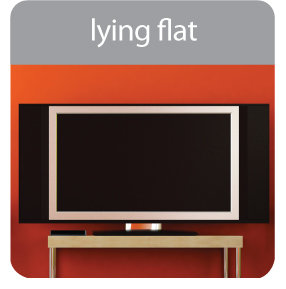 laying flat