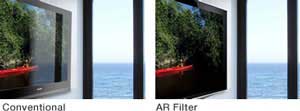 The AR filter on the TC-P65V10