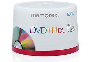 Memorex 8.5GB 8X Double Layer DVD+R