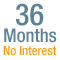 36-Month No-Interest Financing on Select HDTVs