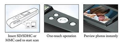 GiiNii NuLife Full Page Picture Scanner with 2.4-Inch LCD Screen