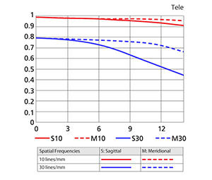 17-55mm Tele MTF Chart