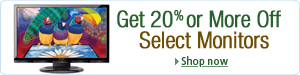 Shop Monitors at 20% Off or More