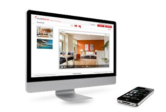 The VueZone can be used on a home computer or mobile phone