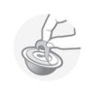 Step 1: Peel adhesive strip from mounting ball