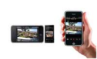 This is a picture of the ipod and droid