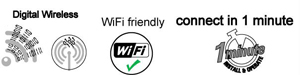 LW2001 Baby monitor quick connect icons