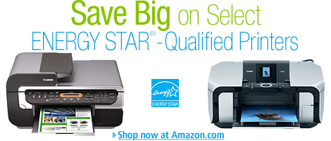 Save Big on Select ENERGY STAR-Qualified Printers at Amazon.com