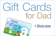 Give Amazon.com Gift Cards for Father's Day