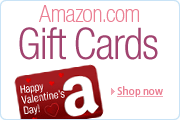 Give Amazon.com Gift Cards for Valentine's Day
