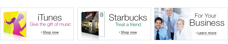 Gift Card Store Options
