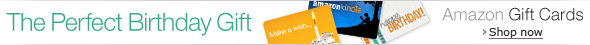 Amazon.com Gift Cards for Birthdays