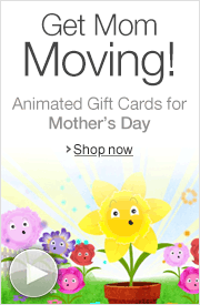 Animated Mother's Day Amazon.com Gift Cards