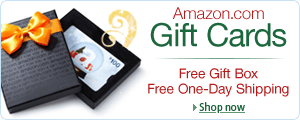 Amazon.com Gift Cards in a free gift box with Free One-Day Shipping