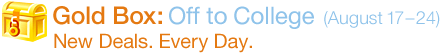 Gold Box: New Deals. Every Day.